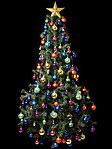 Spanish artificial Christmas tree