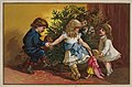 Christmas tree depicted as Christmas card by Prang & Co. (Boston) 1880