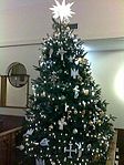 A chrismon tree (St. Alban's Anglican Cathedral, Oviedo, Florida)