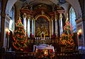 Christmas Trees in church